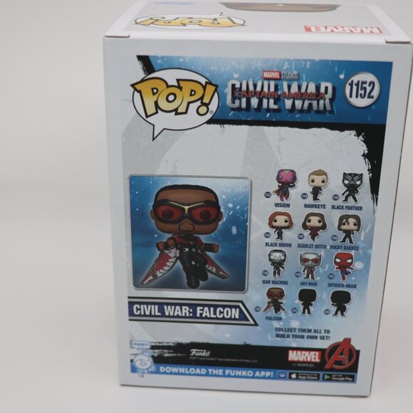 Funko Pop! Marvel: Captain America: Civil War Build A Scene - Falcon #1152 - Picture 7 of 7